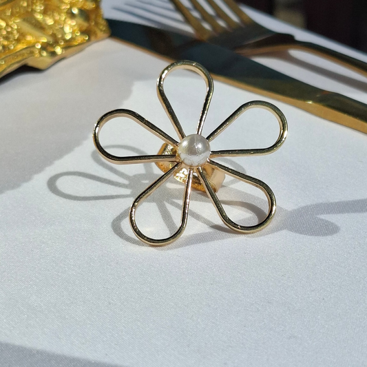 La Bague " Flora " ajustable