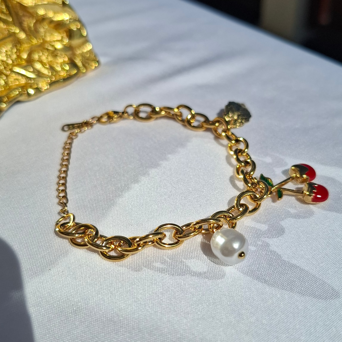 Le Bracelet "Cerisette" ajustable ❤️‍🔥