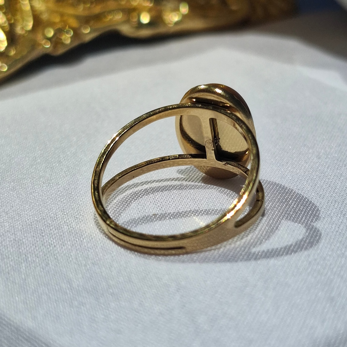 La Bague ajustable " CHRISTELLE " rose