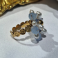 La Bague ajustable " BETTY" bleue