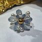La Bague ajustable " BETTY" bleue