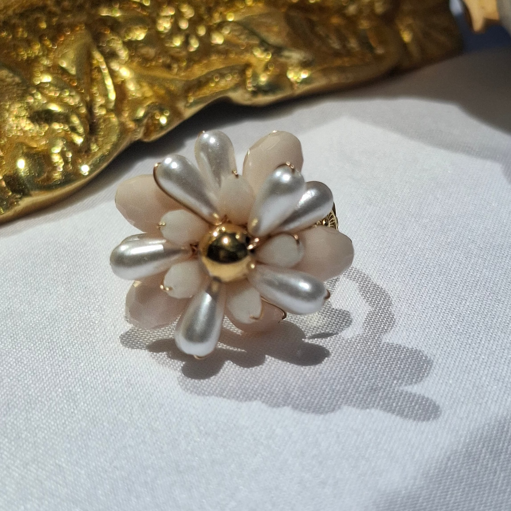 La Bague ajustable "BETTY" rose