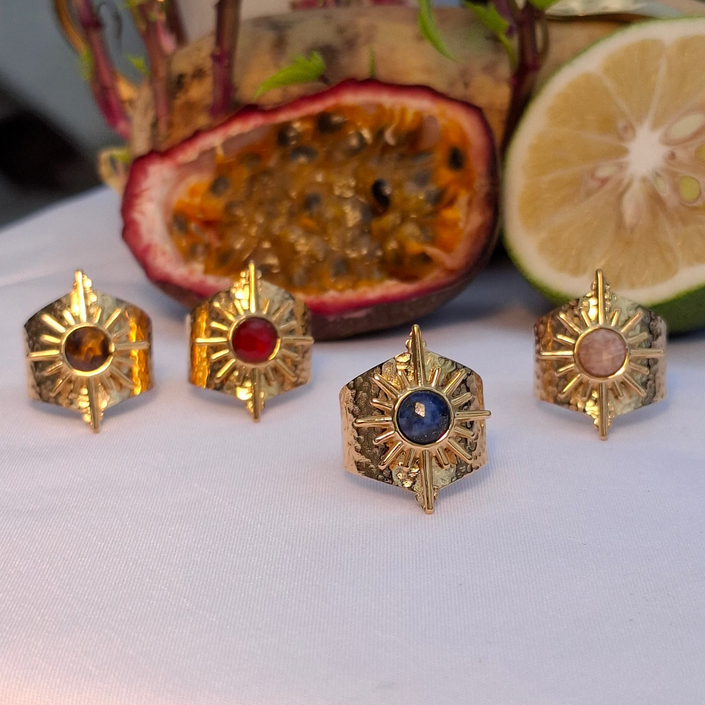 La Bague " RUBY " rose