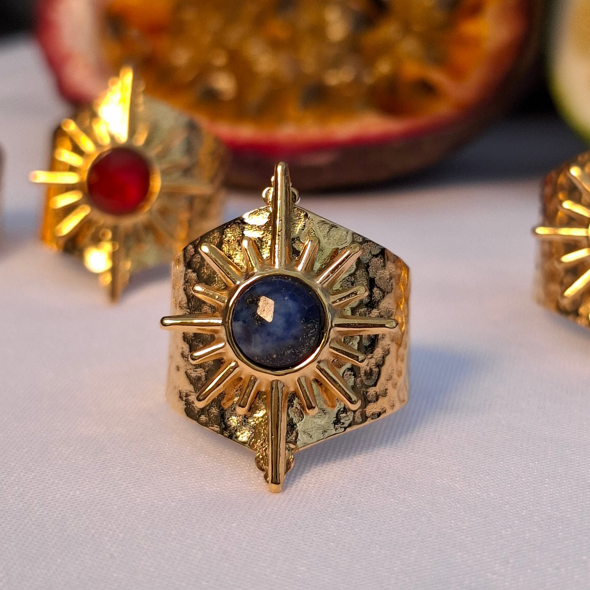 La Bague " RUBY " Bleu