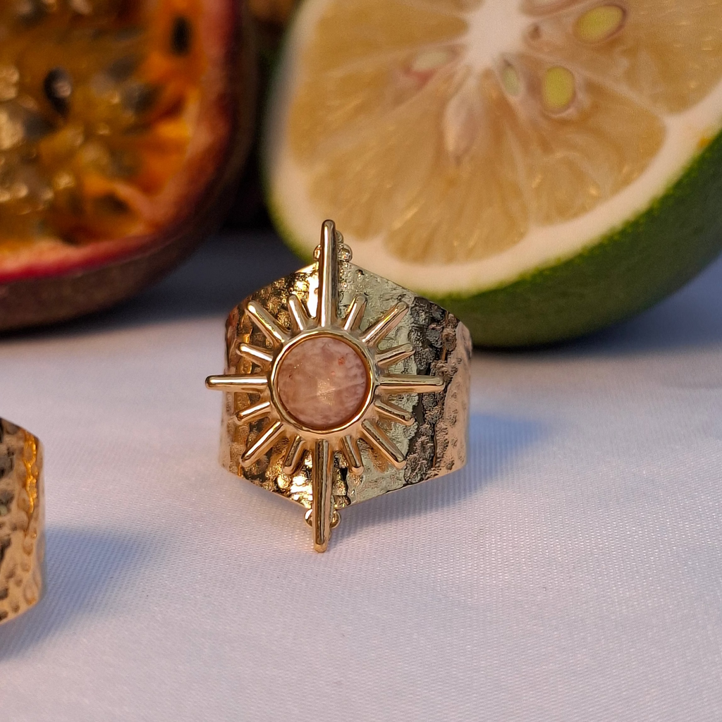 La Bague " RUBY " rose