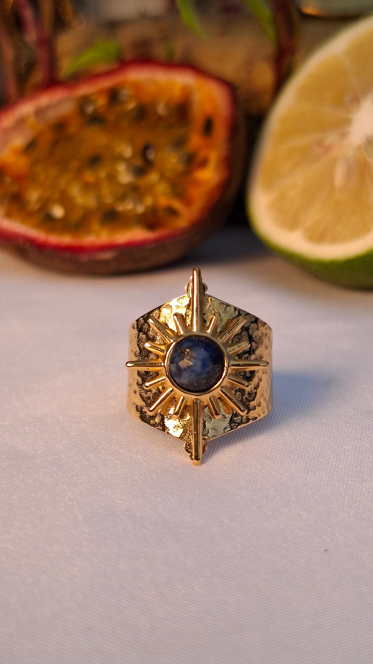 La Bague " RUBY " Bleu