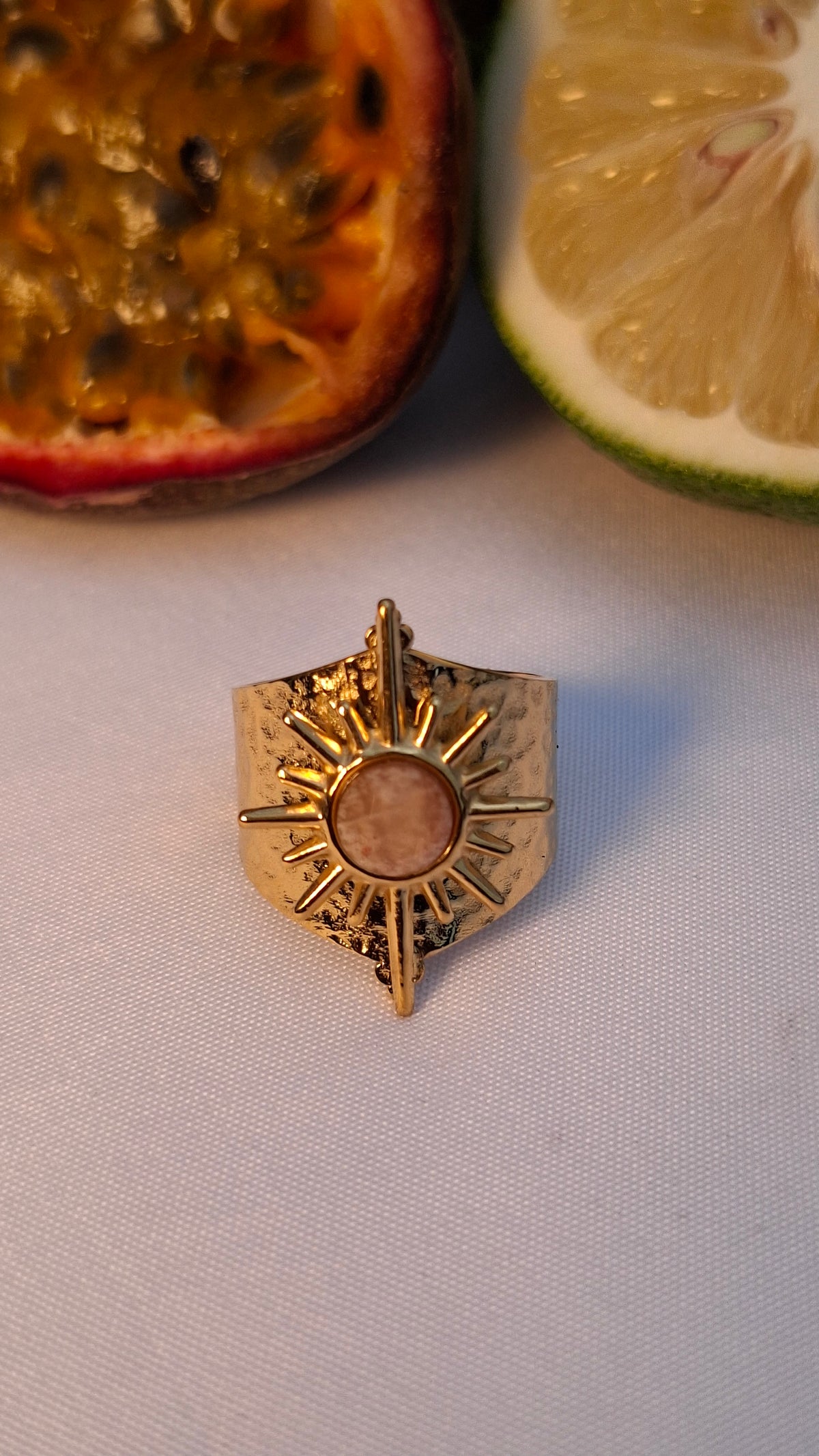 La Bague " RUBY " rose