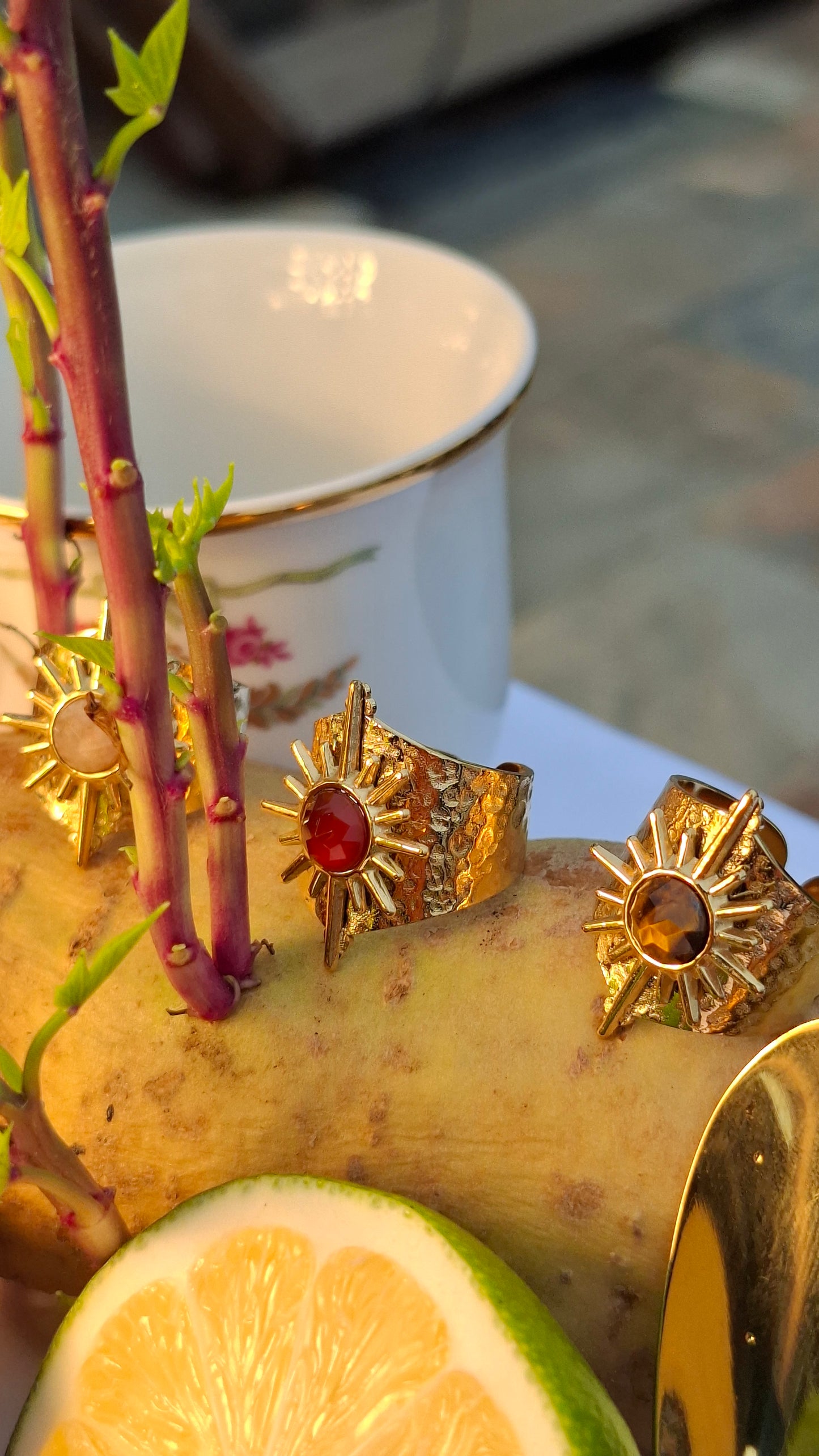 La Bague " RUBY " Bleu