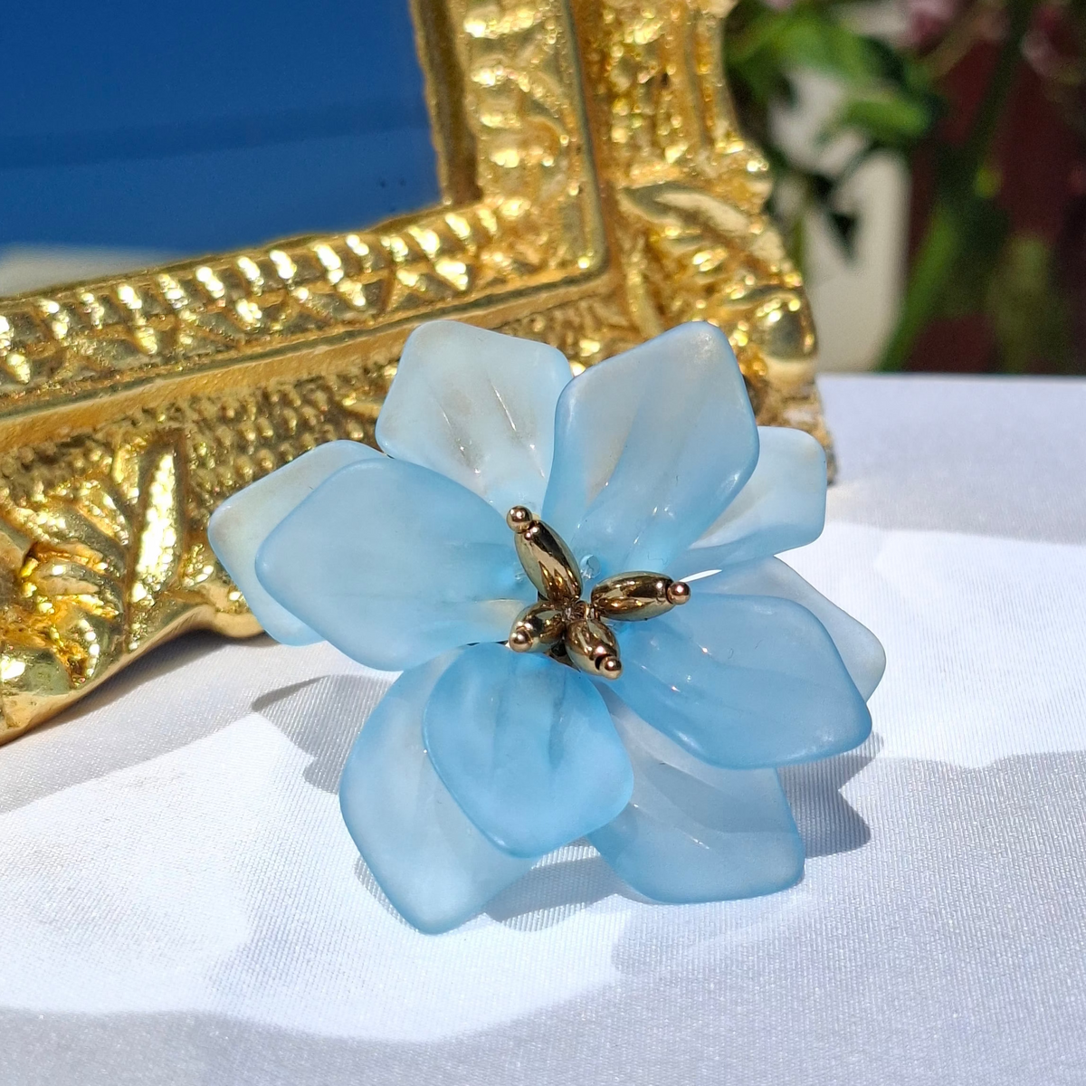 La Bague " ROSALINDA"   Bleu