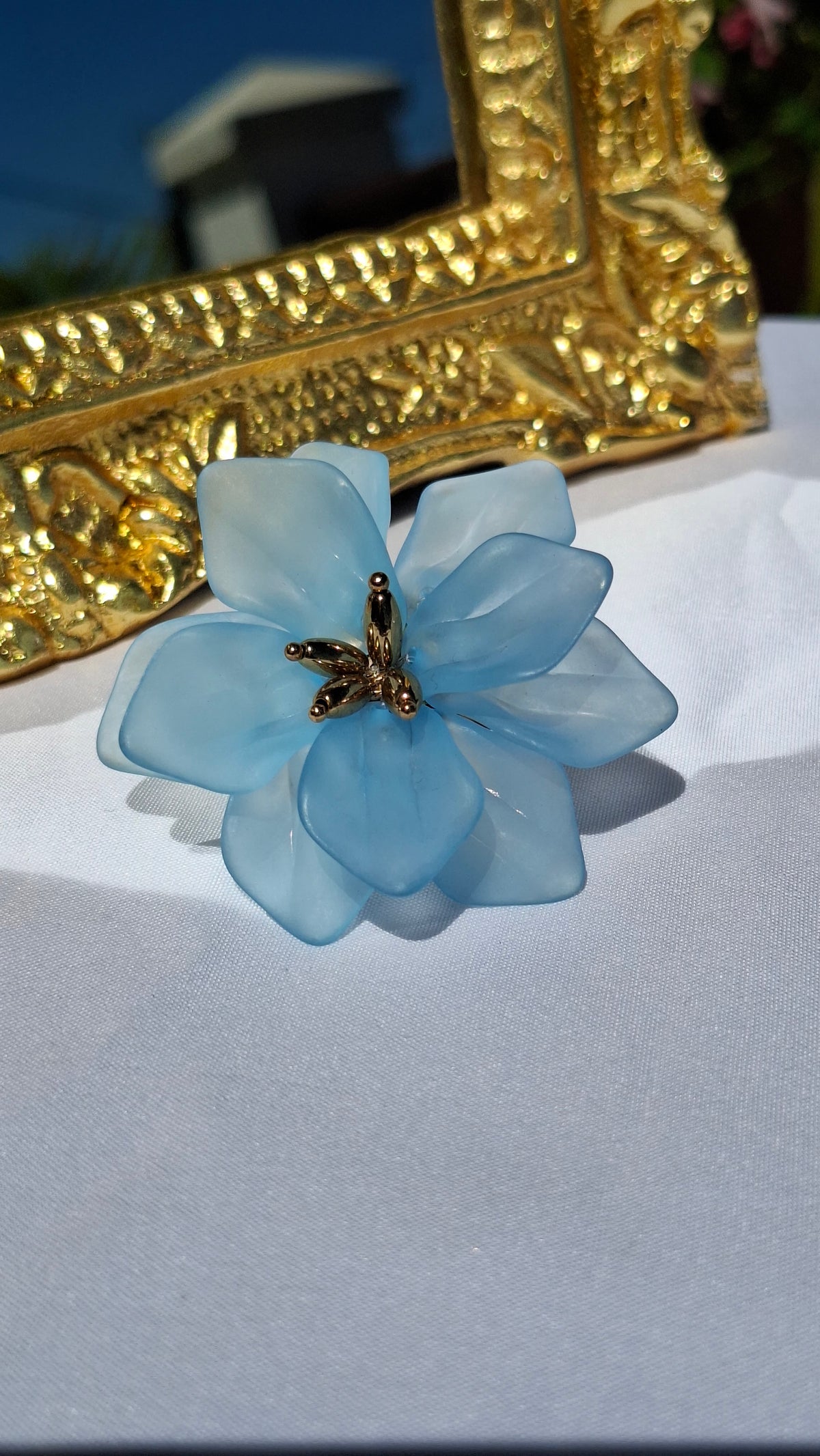 La Bague " ROSALINDA"   Bleu