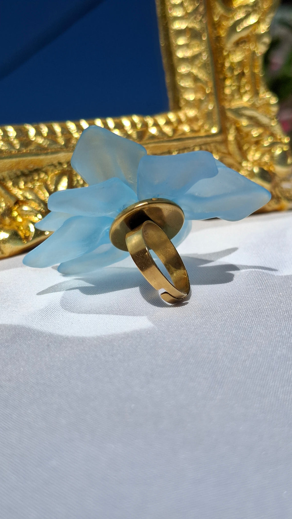 La Bague " ROSALINDA"   Bleu