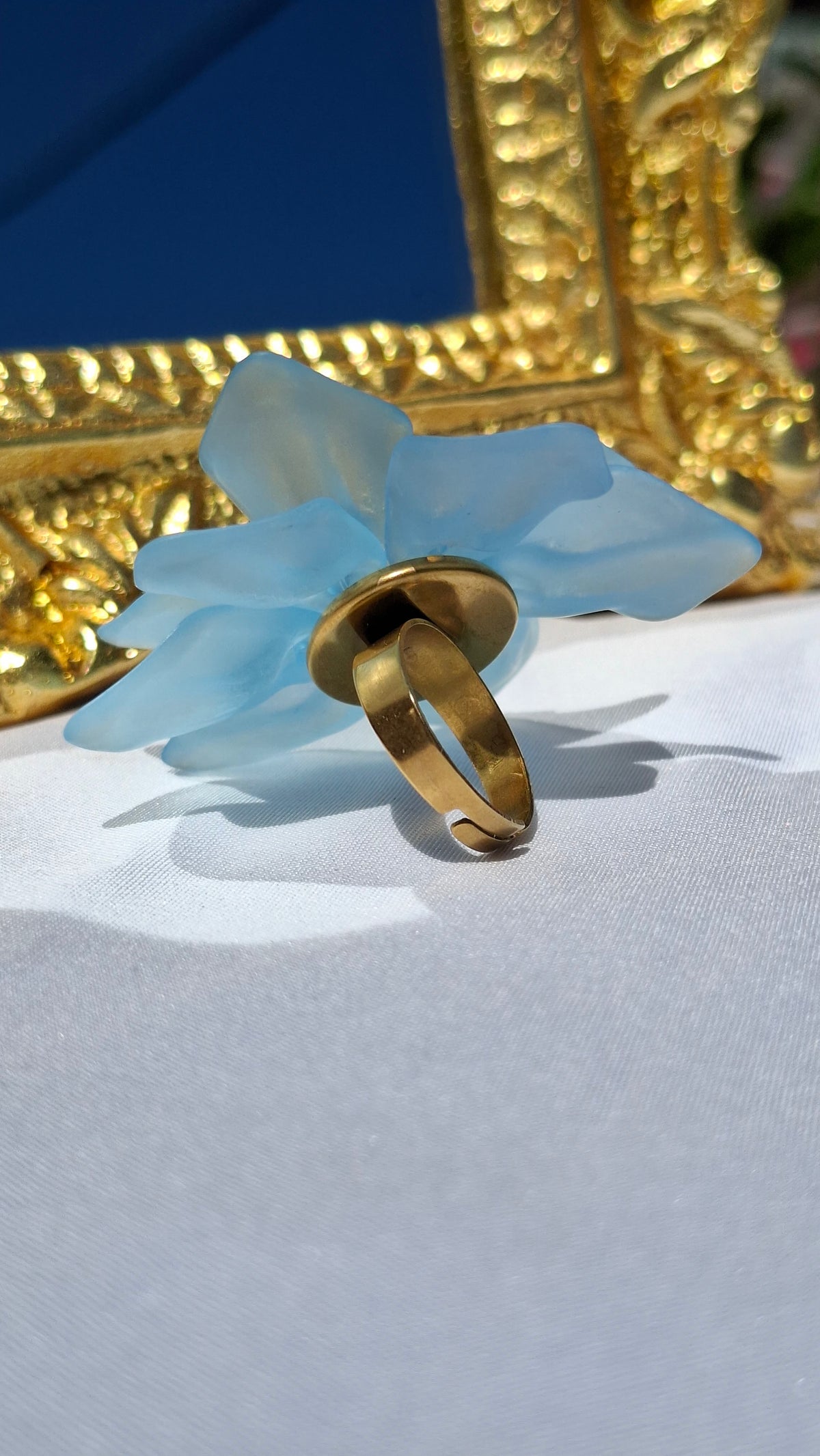 La Bague " ROSALINDA"   Bleu