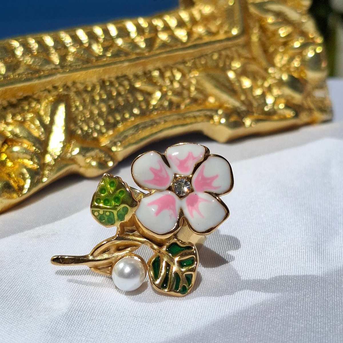 La Bague " MELLINA " blanche