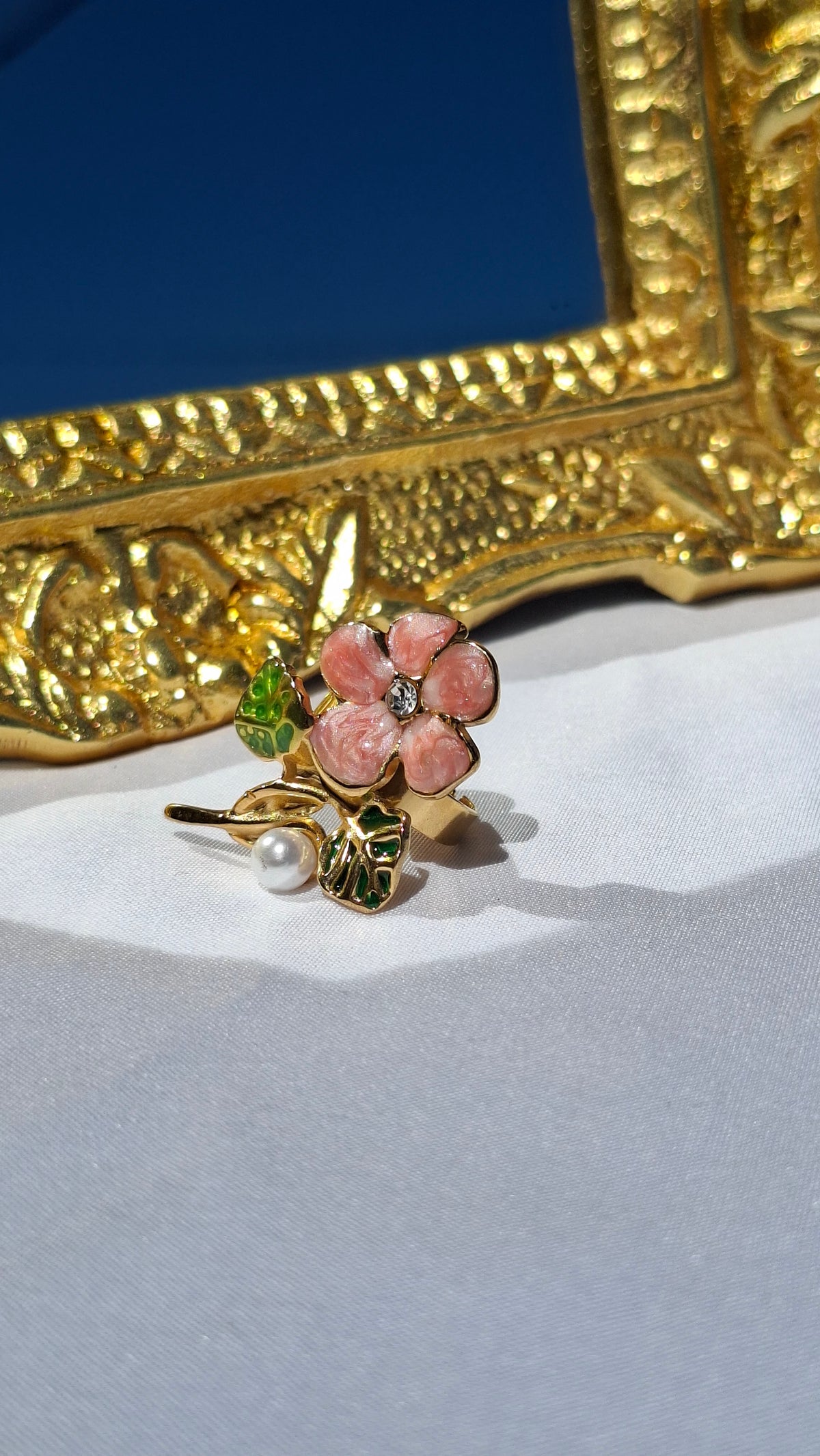 La Bague " MELLINA " Rose