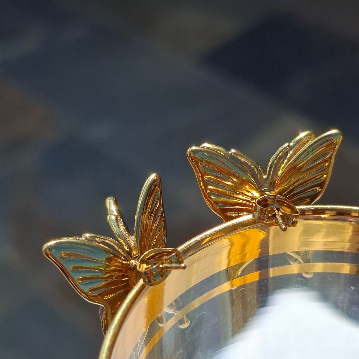 Les Boucle "PAPILETTE" rose🥰