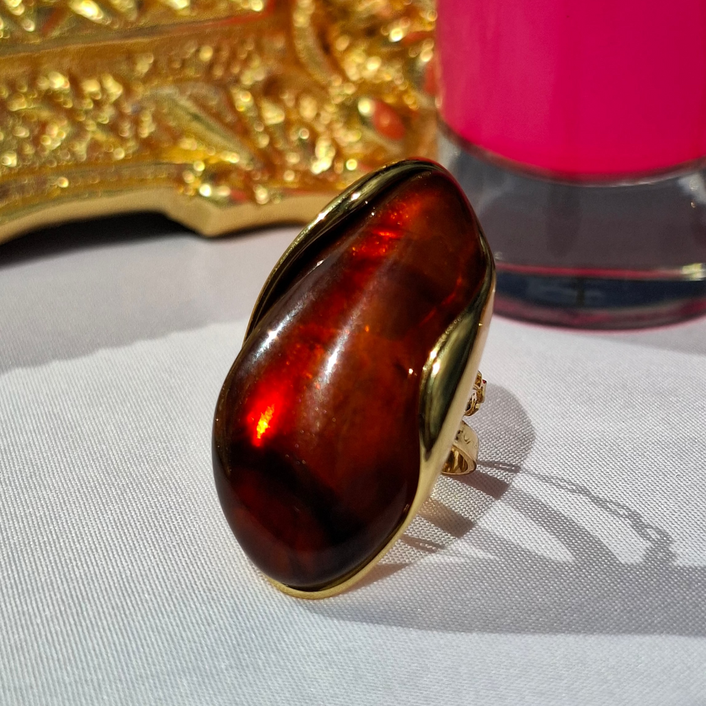 La Bague Ajustable " DALIA " ❤️‍🔥marron