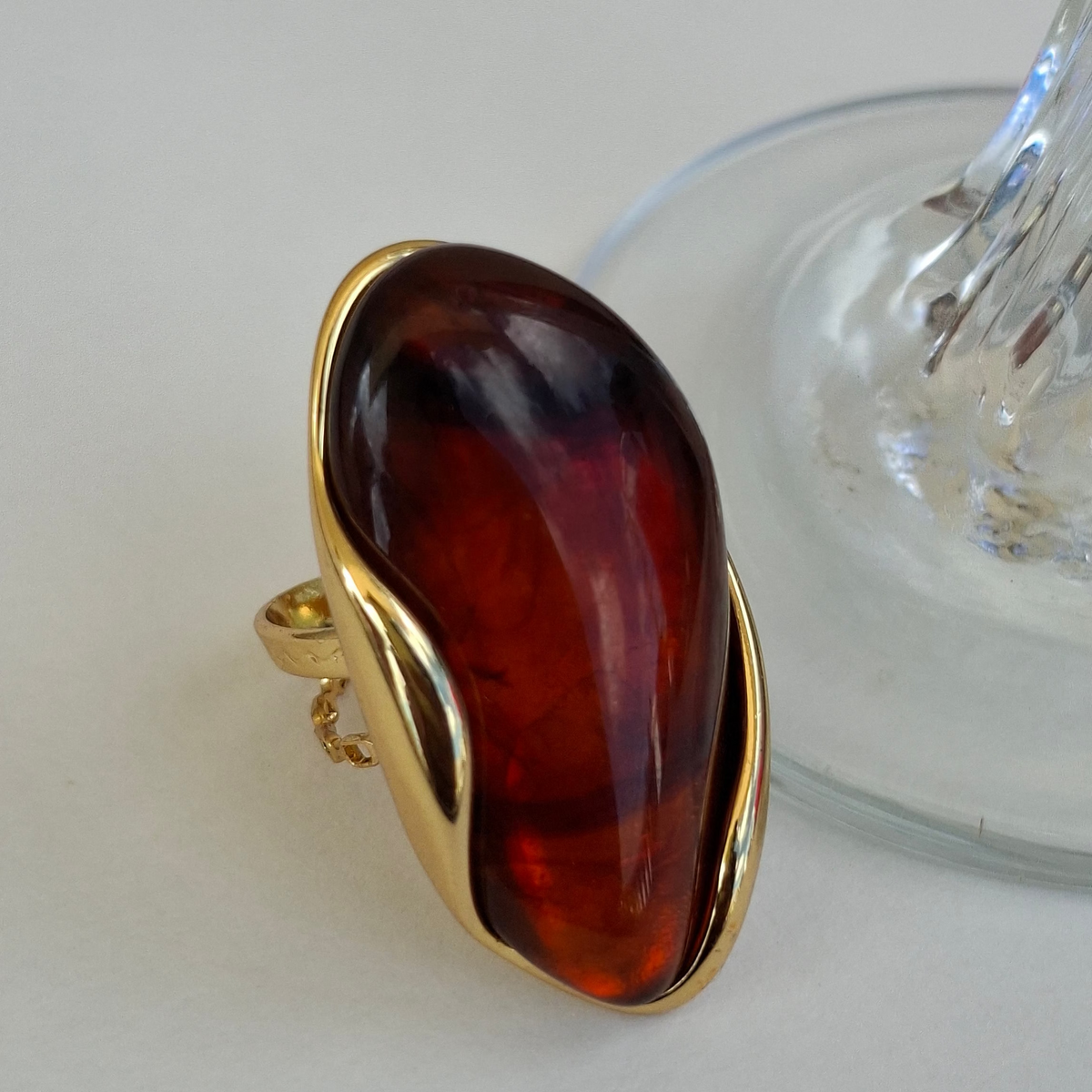 La Bague Ajustable " DALIA " ❤️‍🔥marron