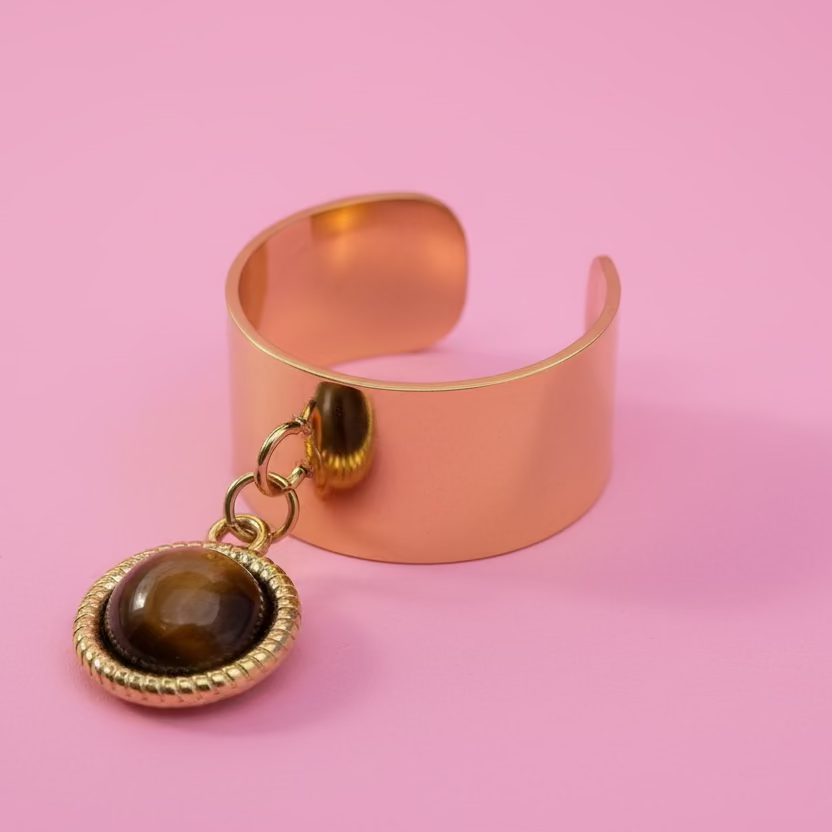 La Bague breloque "NOËLLINE" ajustable✨