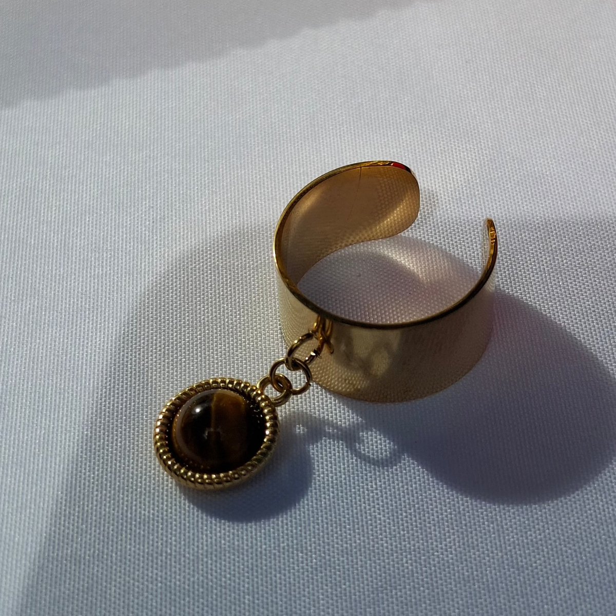 La Bague breloque "NOËLLINE" ajustable✨