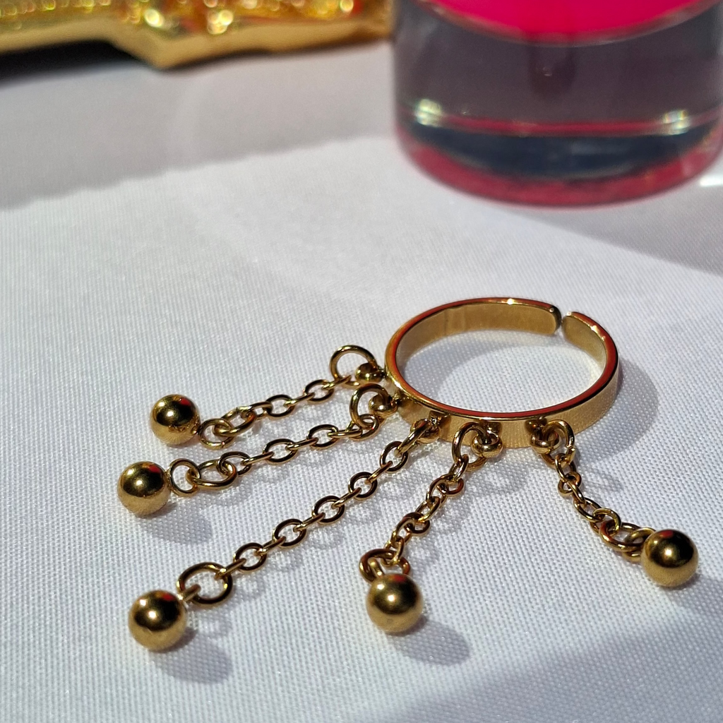 La Bague breloque "JOANNE" ajustable🥰