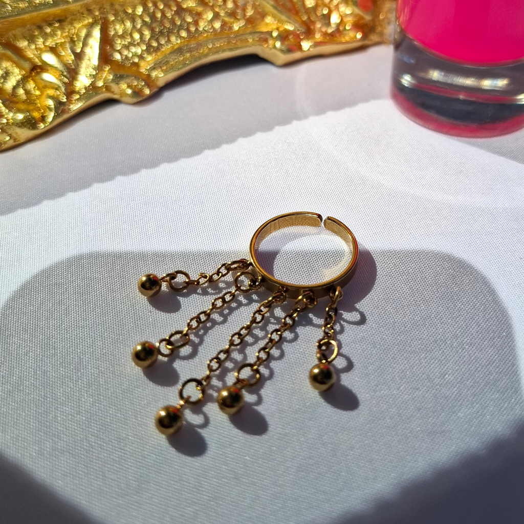 La Bague breloque "JOANNE" ajustable🥰