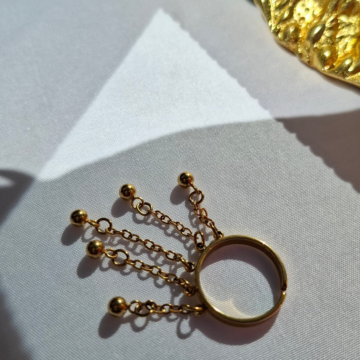 La Bague breloque "JOANNE" ajustable🥰