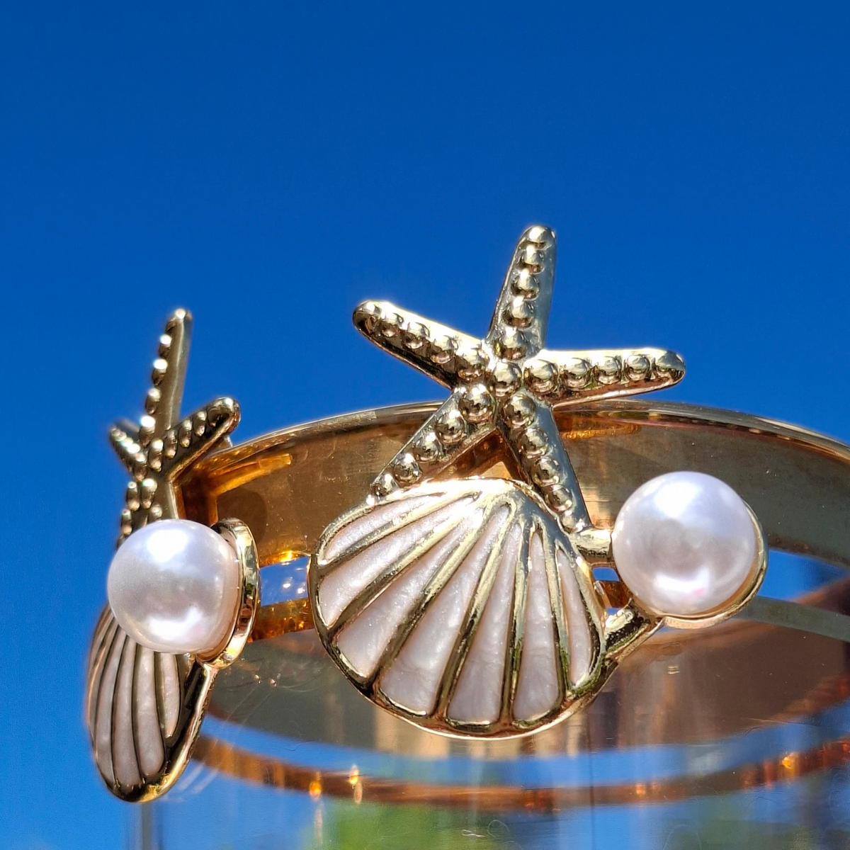 Les Boucles "MARIMAR" blanche😍