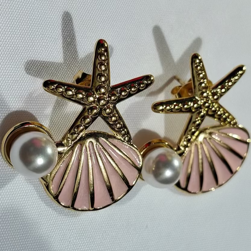 Les Boucles "MARIMAR" rose 🥰