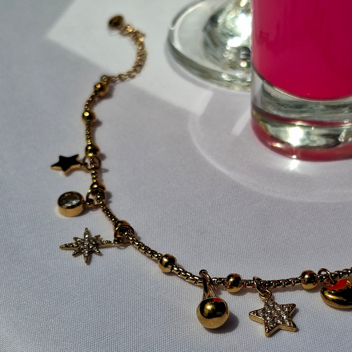 Le Bracelet charms ajustable "CATHY" ✨