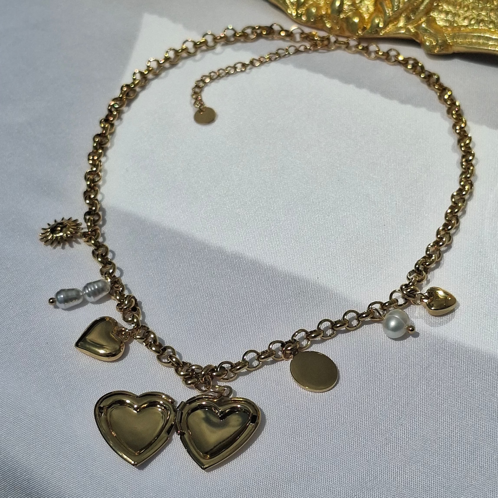 Le Collier SUZIE ajustable coeur ouvrable ❤️‍🔥