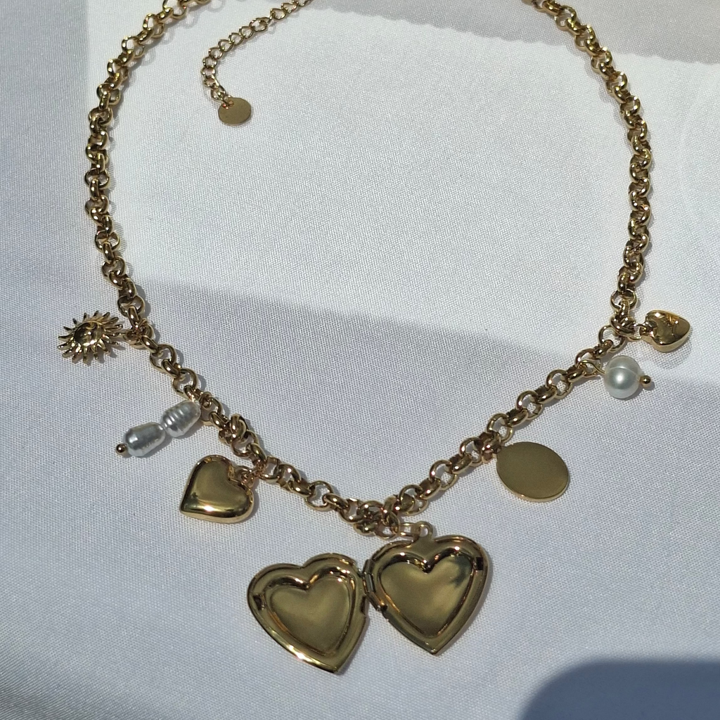 Le Collier SUZIE ajustable coeur ouvrable ❤️‍🔥