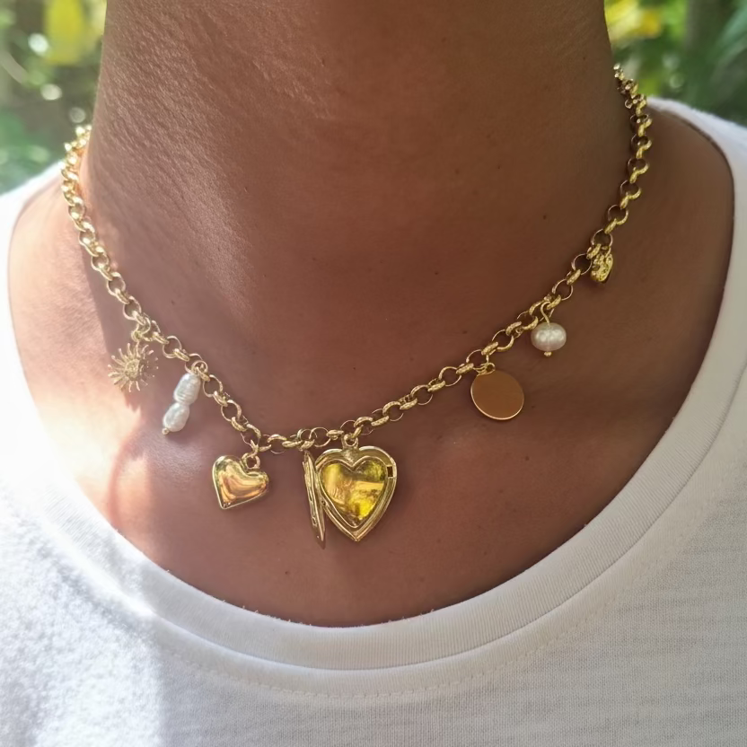 Le Collier SUZIE ajustable coeur ouvrable ❤️‍🔥