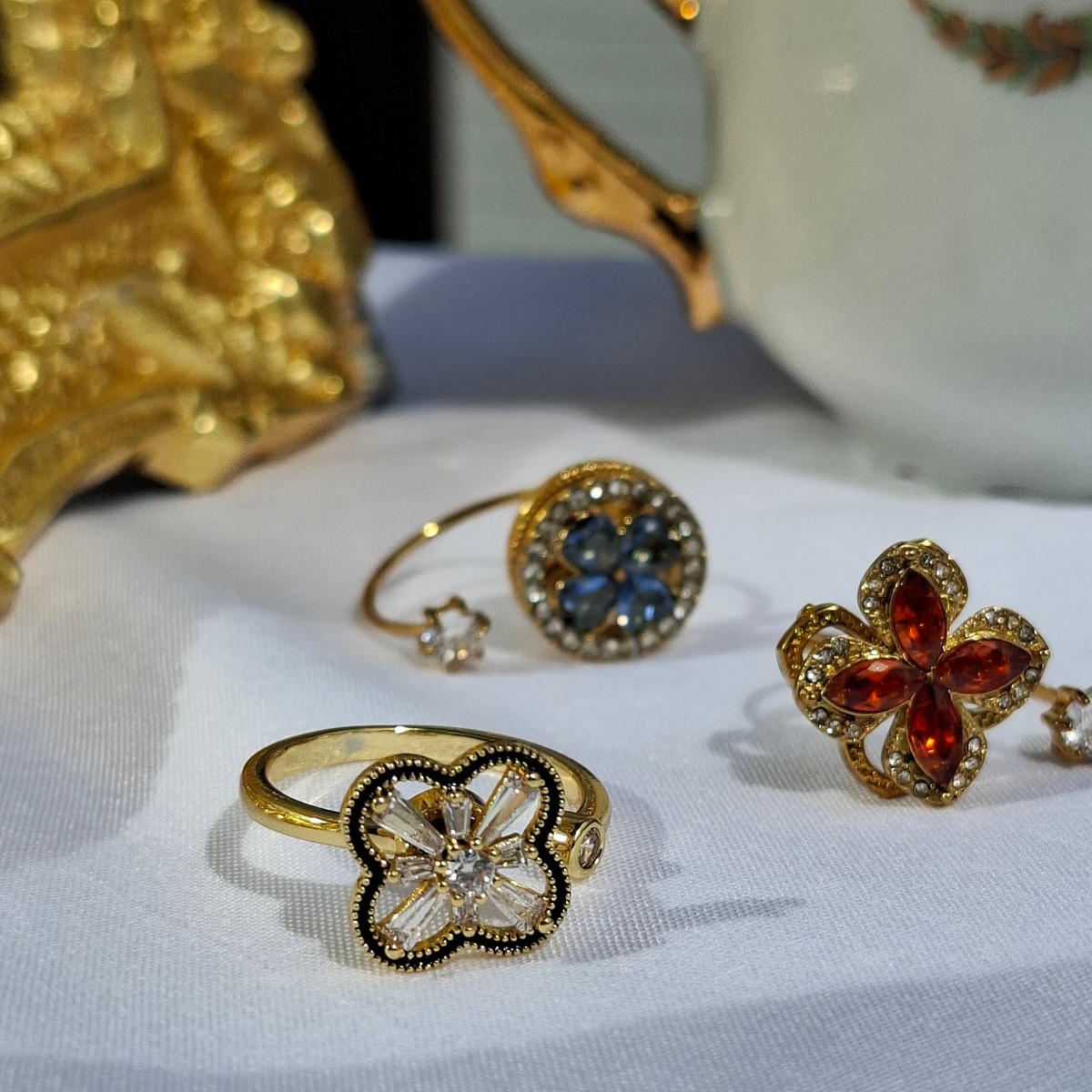 La Bague anti stress " RÊVE BLEU "❄️