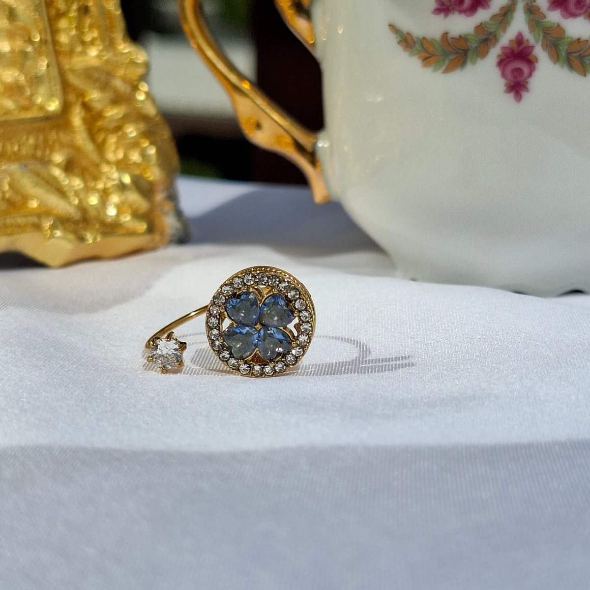 La Bague anti stress " RÊVE BLEU "❄️