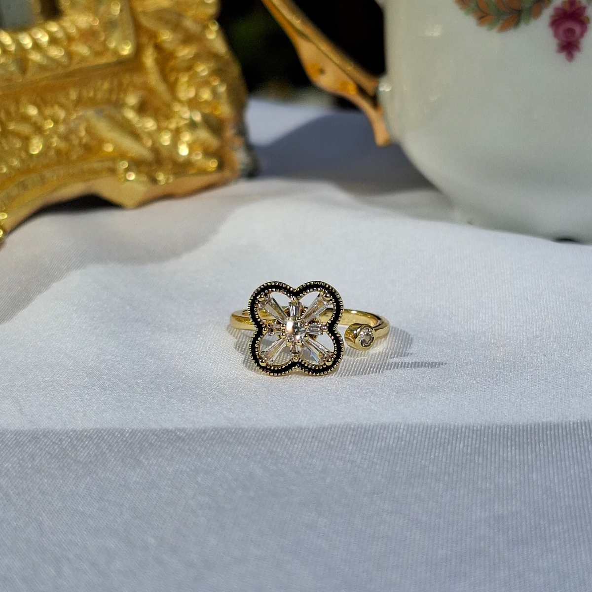 La Bague anti stress  " RÊVE OBSCURE "✨ Laiton