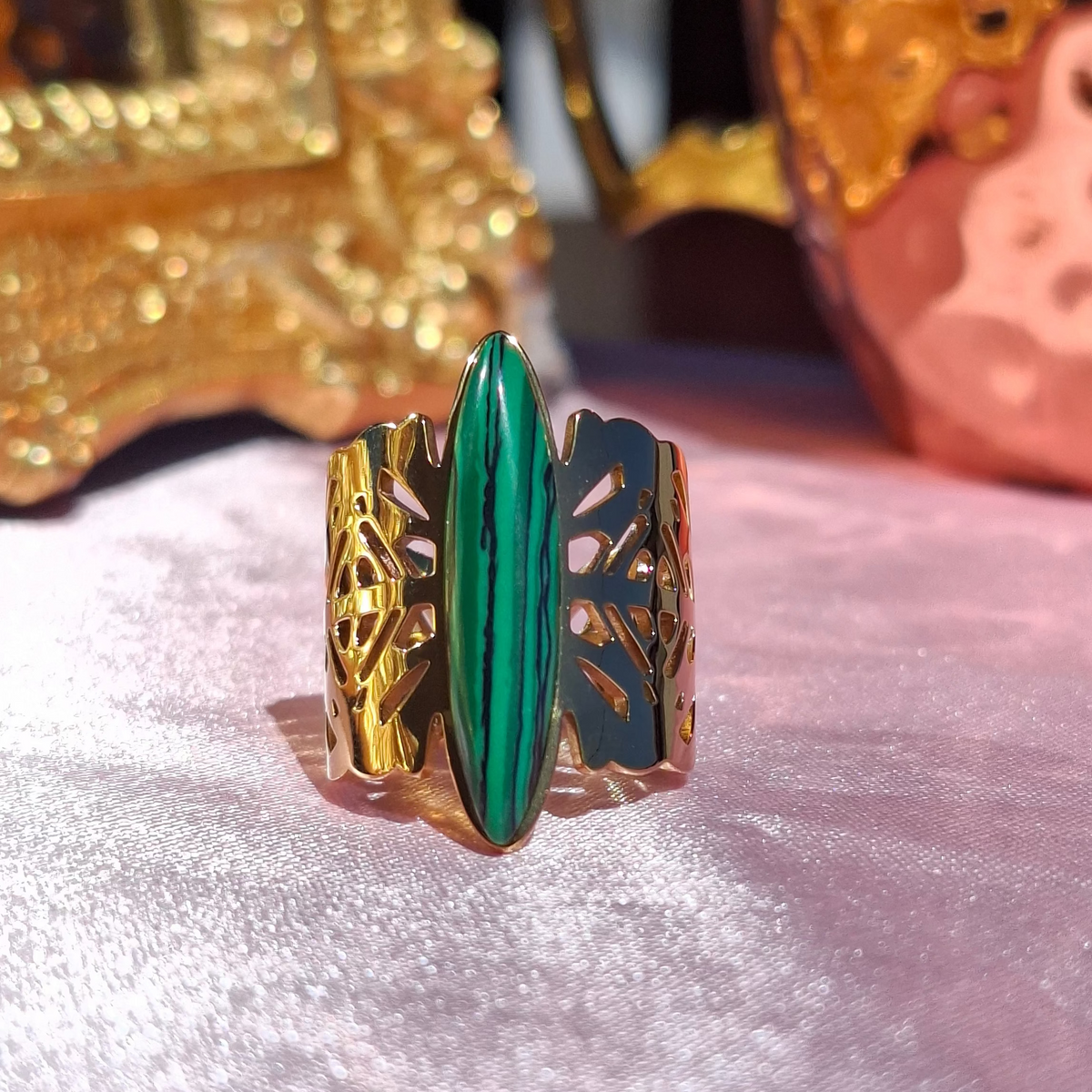 La bague "CORSETIA" verte🔥