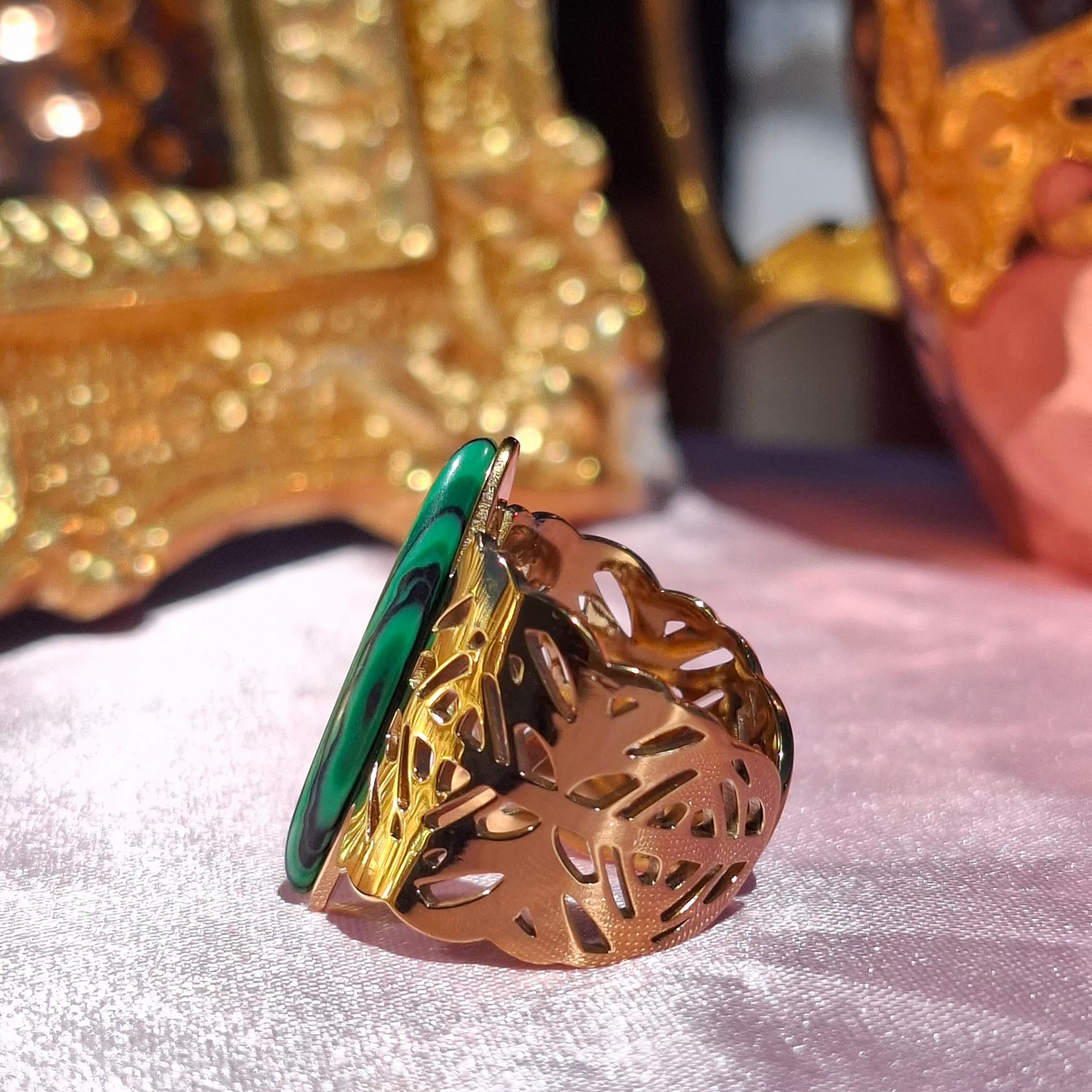 La bague "CORSETIA" verte🔥