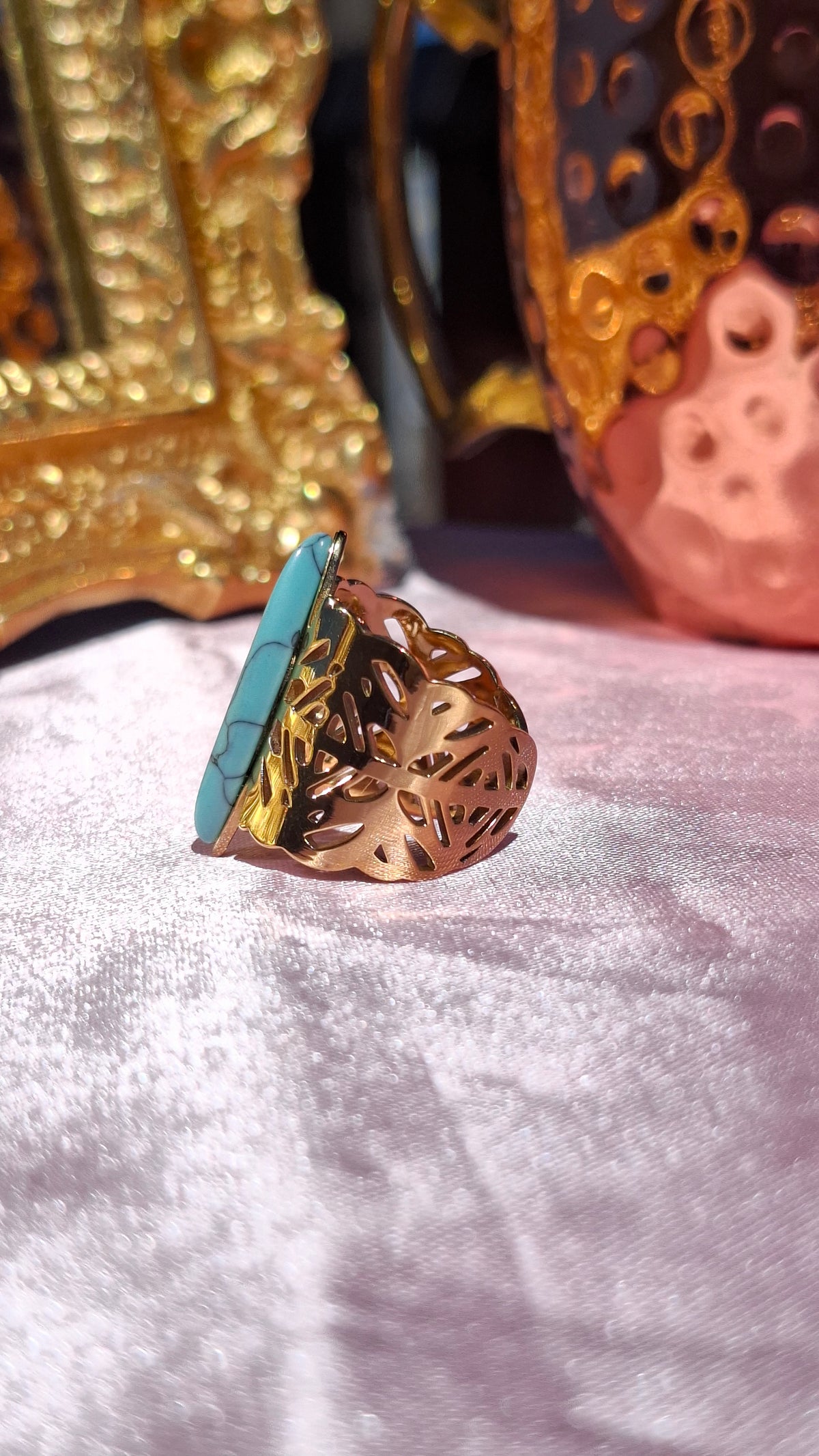 La bague " CORSETIA" bleu 🩵