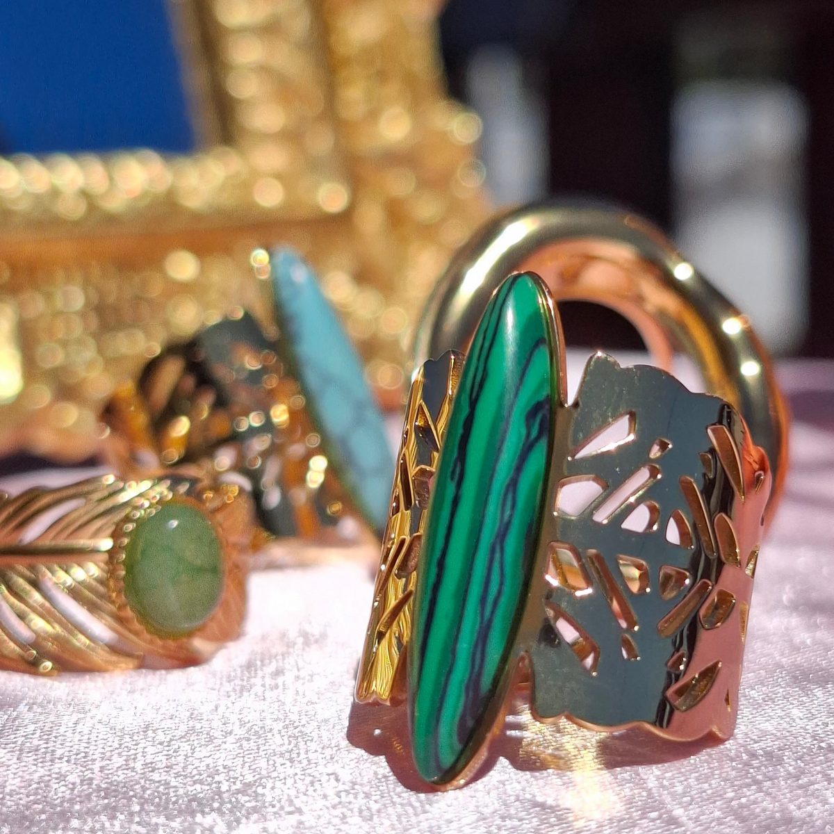 La bague "CORSETIA" verte🔥