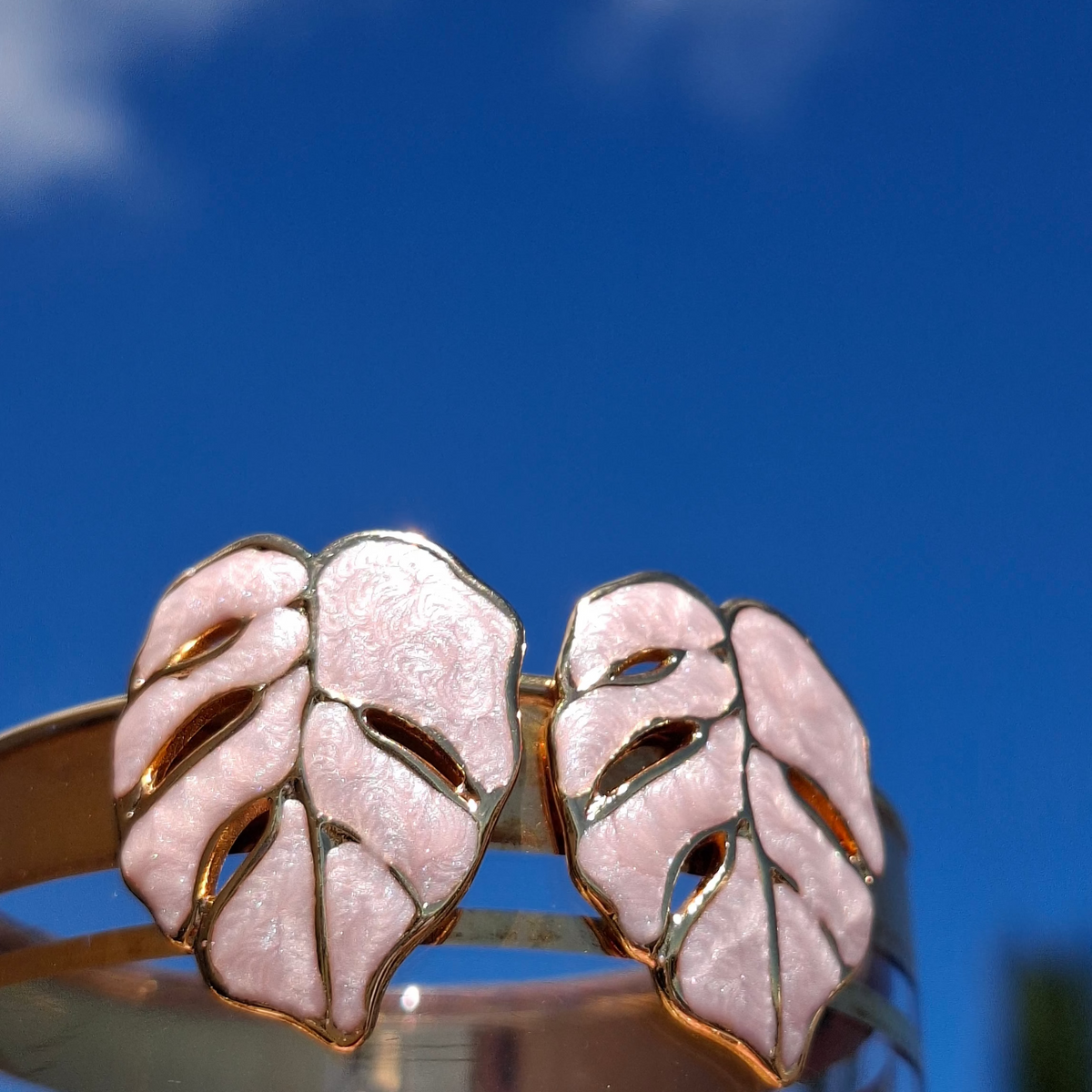 Les boucles "MASHITA" rose nacrée😍