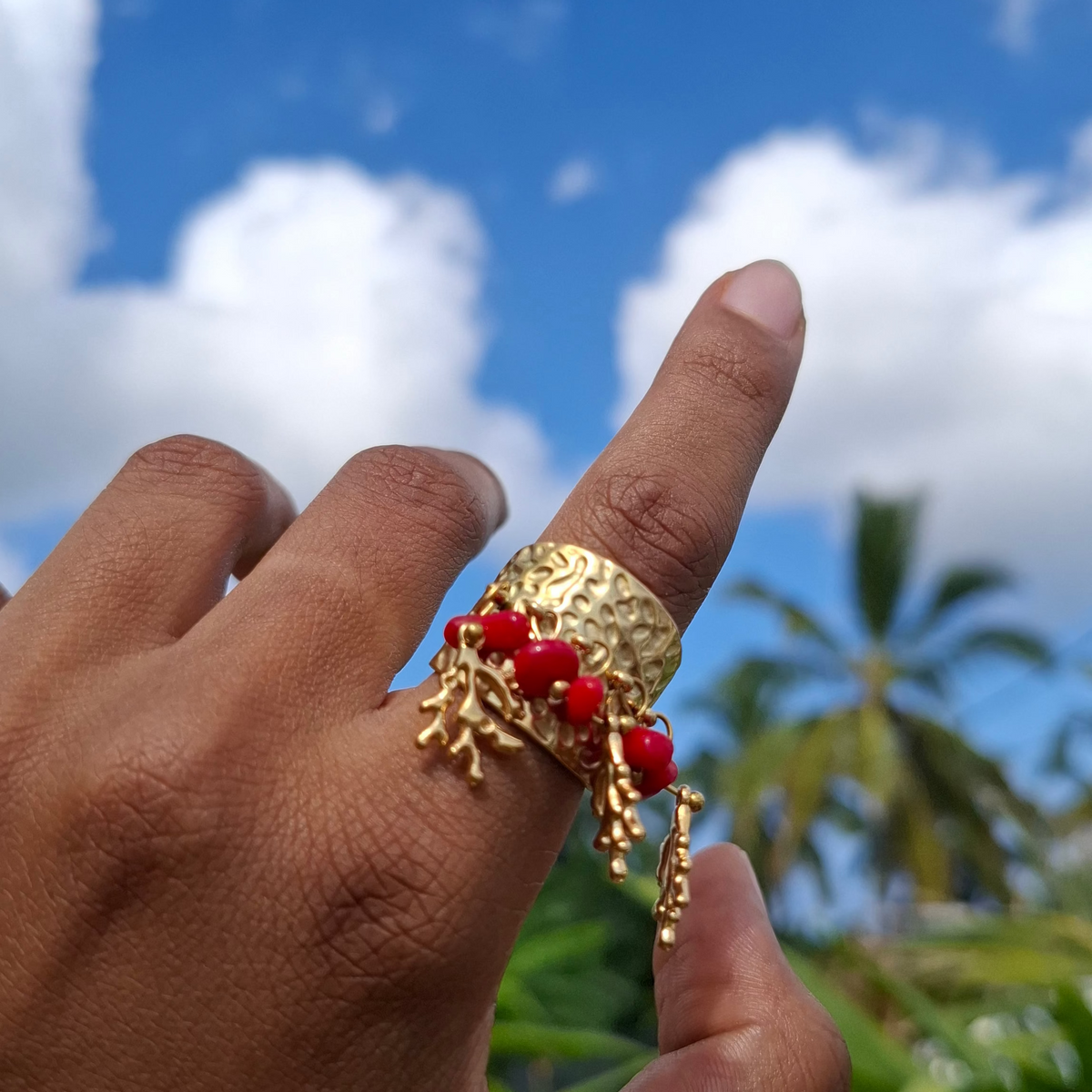 La bague " CORAIL"😍