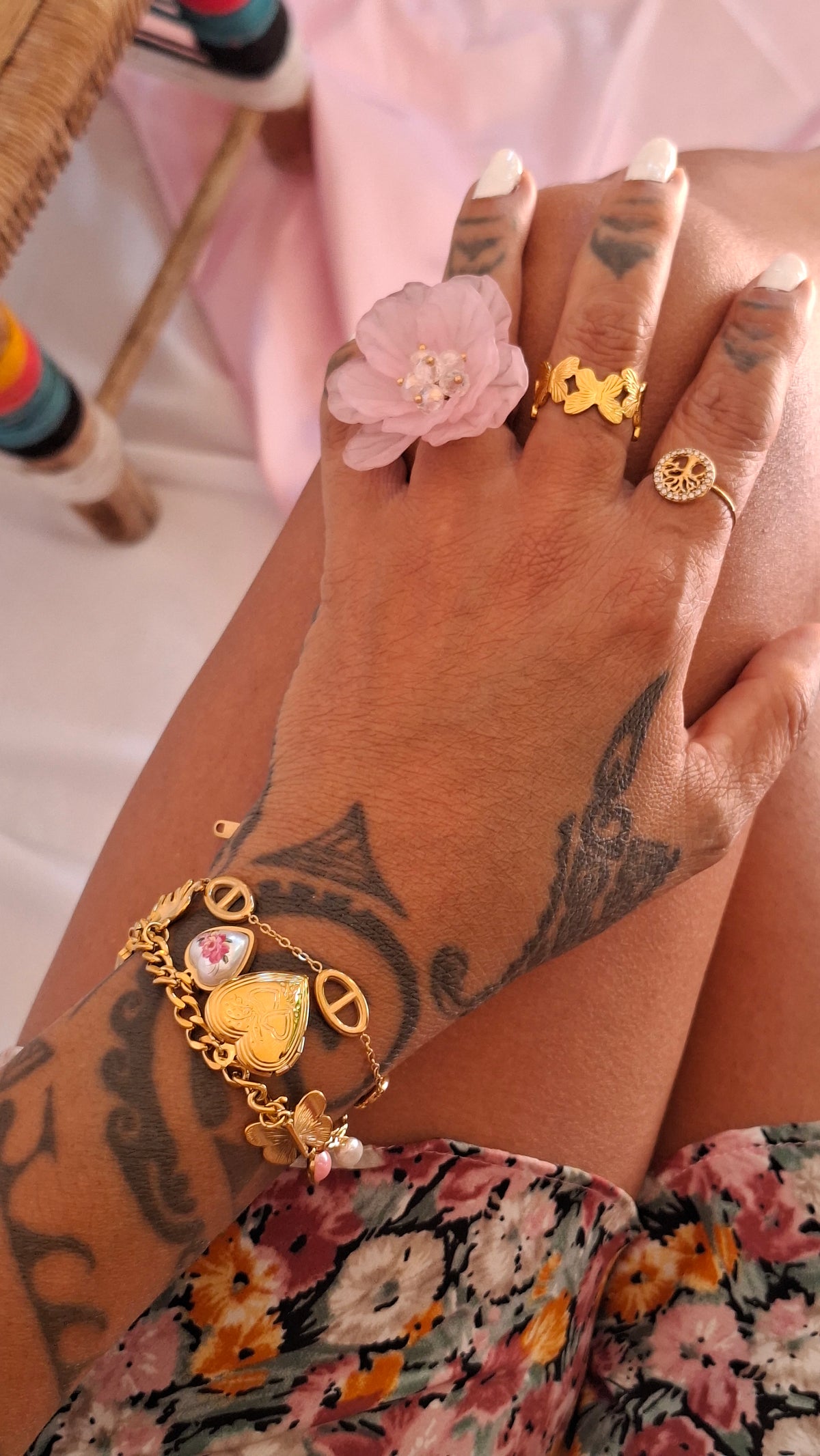 La bague "ROSITA" rose🌸
