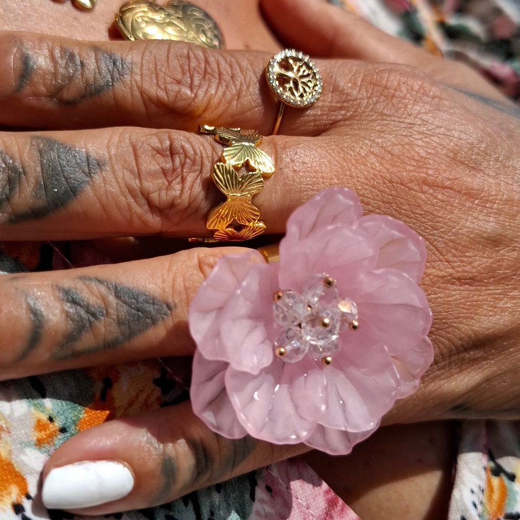 La bague "ROSITA" rose🌸