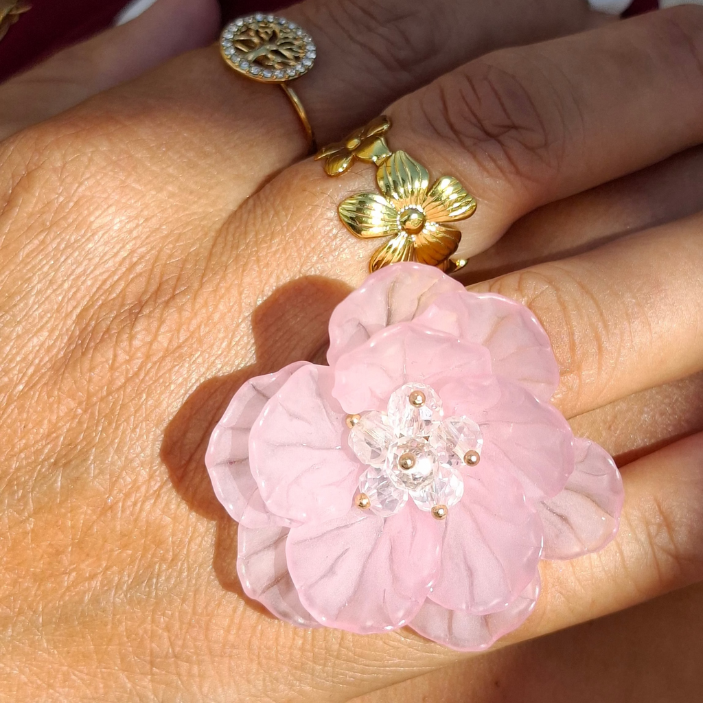 La bague "ROSITA" rose🌸