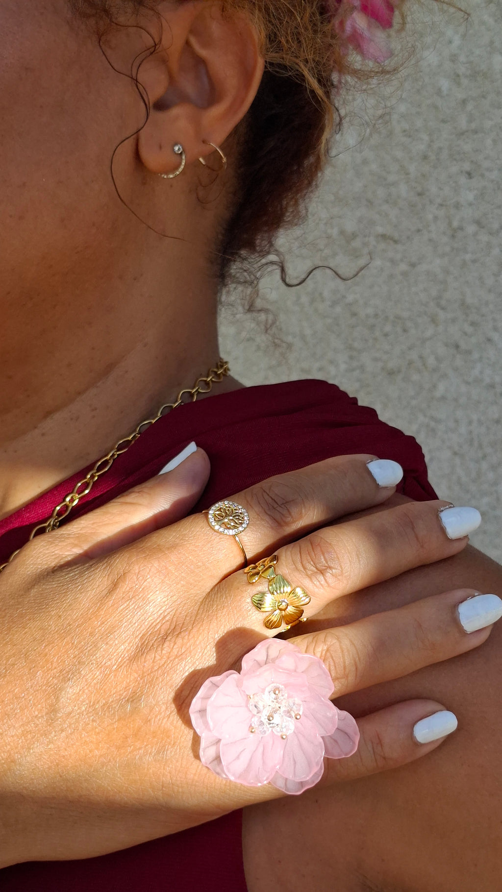 La bague "ROSITA" rose🌸