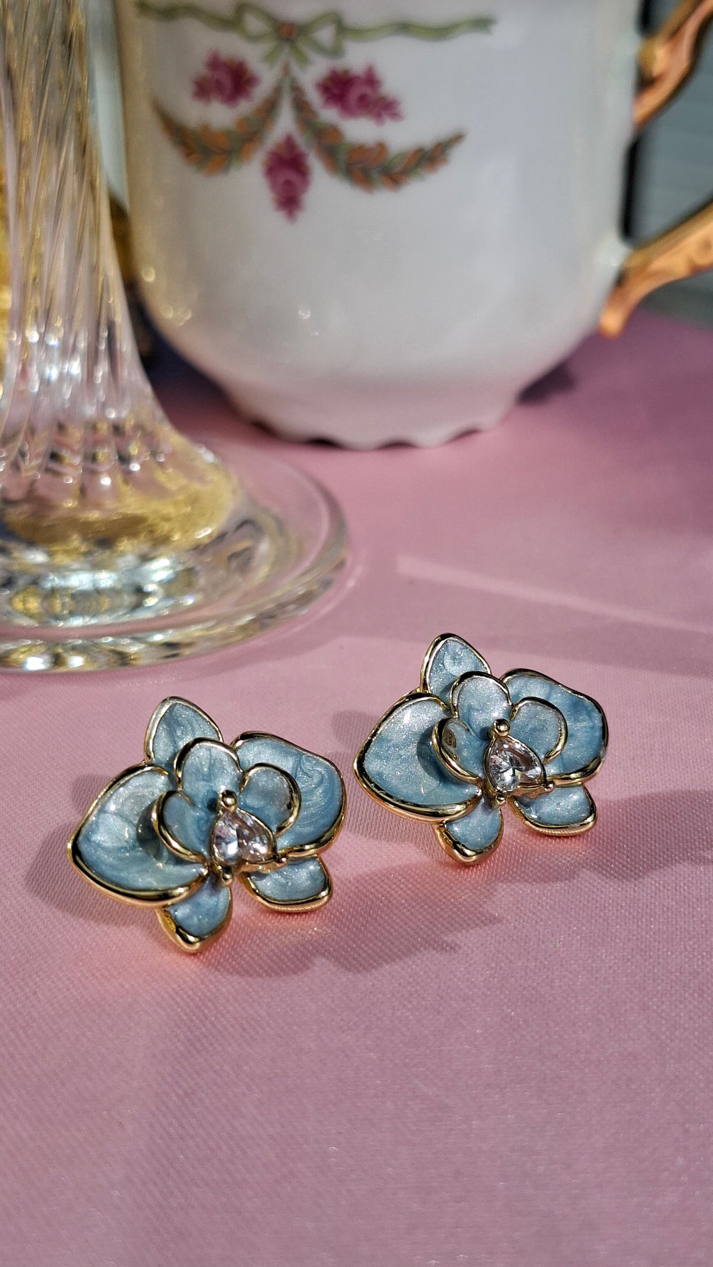 Les boucles "ORCELLIA " bleu 😍