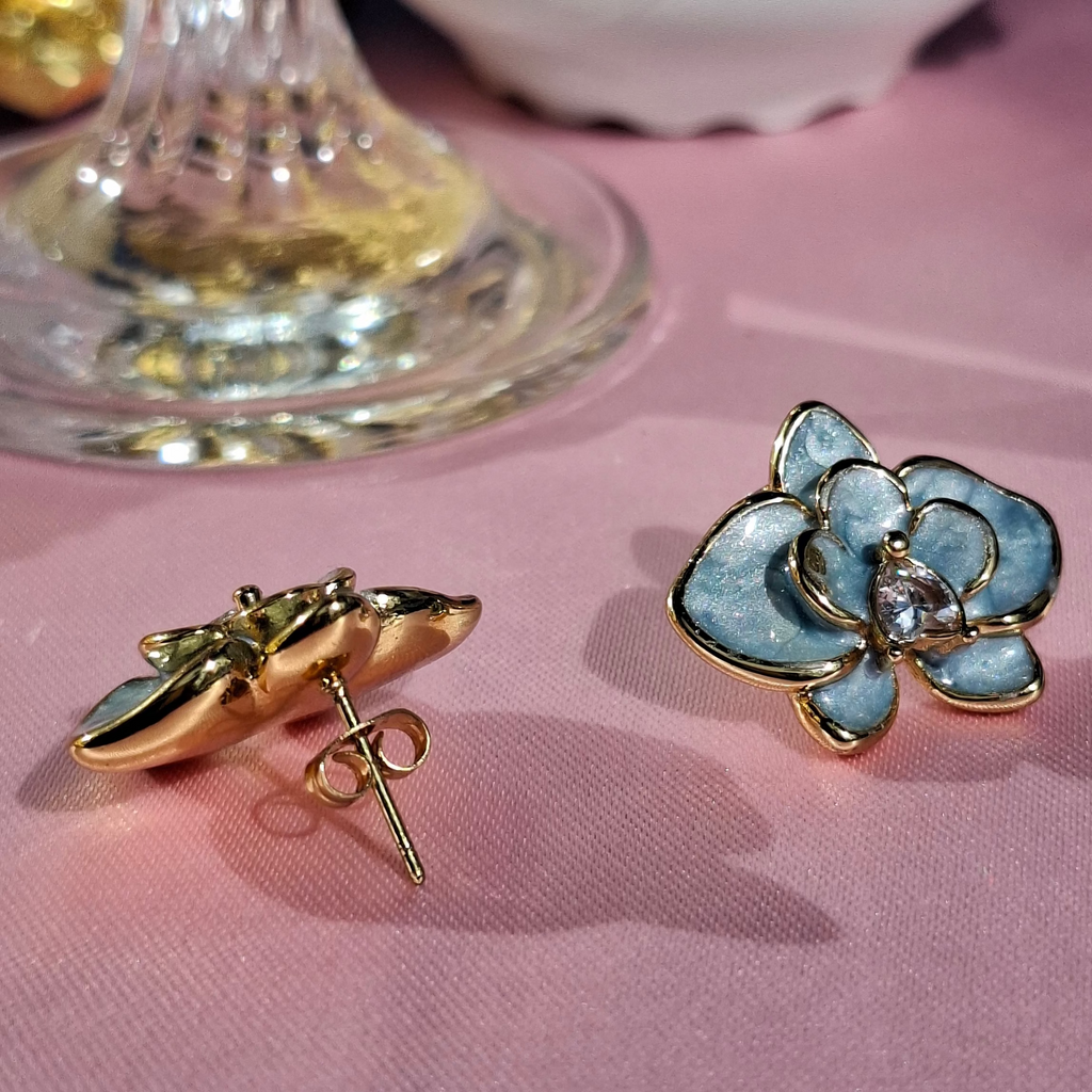 Les boucles "ORCELLIA " bleu 😍