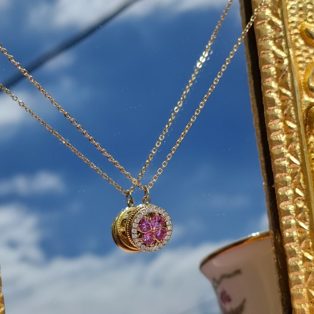 Le Collier anti stress "SALIMA" rose