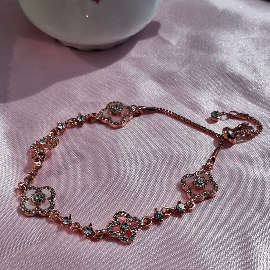 Le bracelet "AMALYA" or rose🥰