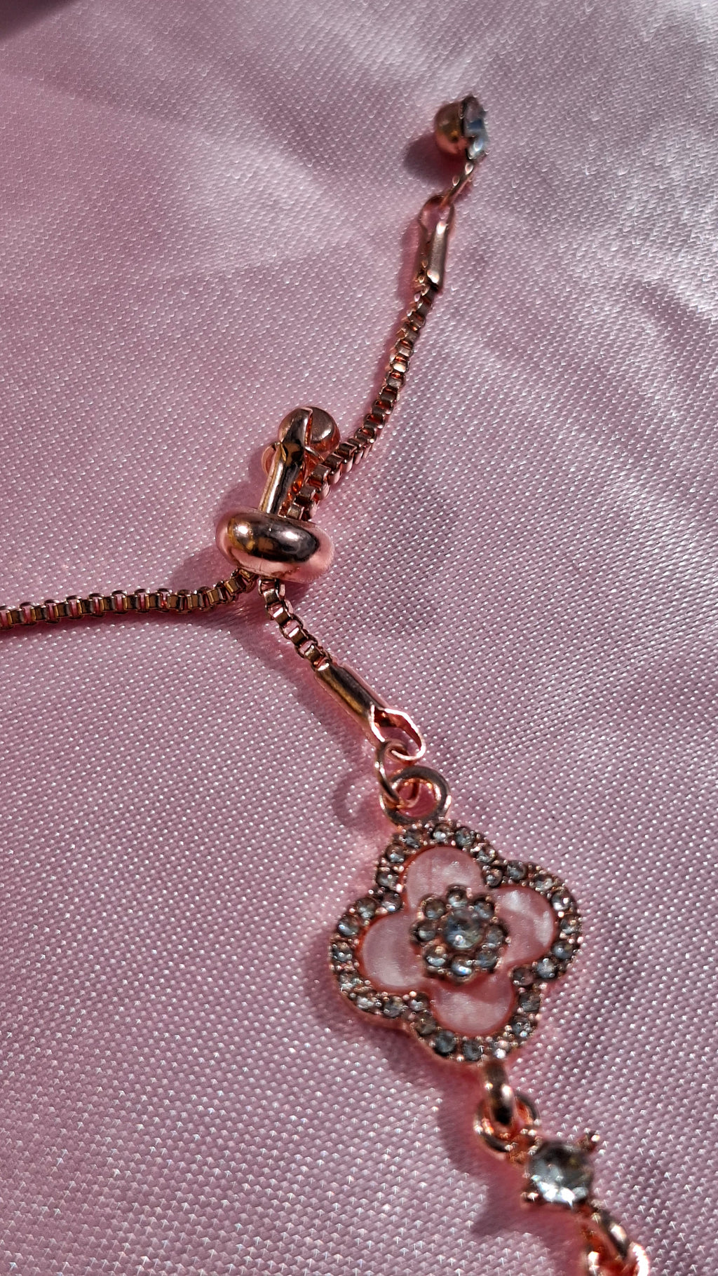 Le bracelet "AMALYA" or rose🥰